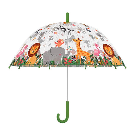 Esschert Design Kinderschirm Dschungel transparent ã˜70,5cm