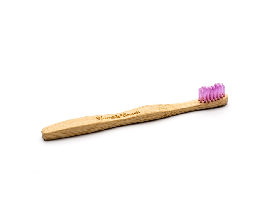 Die bescheidene Co. Zahnbürste Bambus - Kind - Ultra Soft - Lila