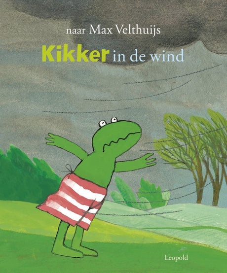 Leopold-Frosch im Wind