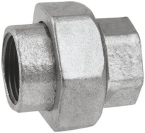 Kirchhoff Tempergussverschraubung, verzinkt, 1 TE, konisch dichtend, (340) - 989808055