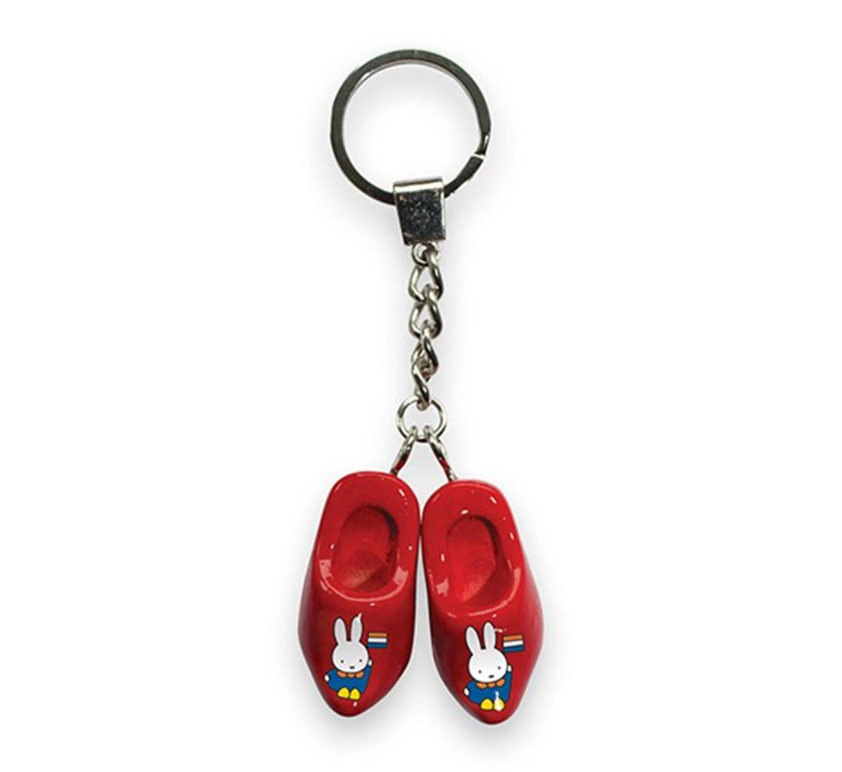 Miffy Schlüsselanhänger 2 Clogs 4 cm rot