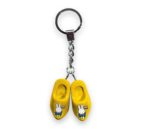 Miffy Schlüsselanhänger 2 Clogs 4 cm gelb