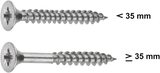 Connex PZ-Schraube 3,5 x 25, 30 Stück, A2 – KY3173525