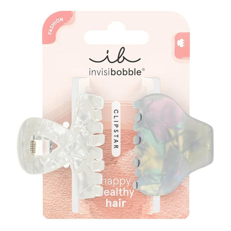 Invisibobble Clipstar Pearly Frost 2St.