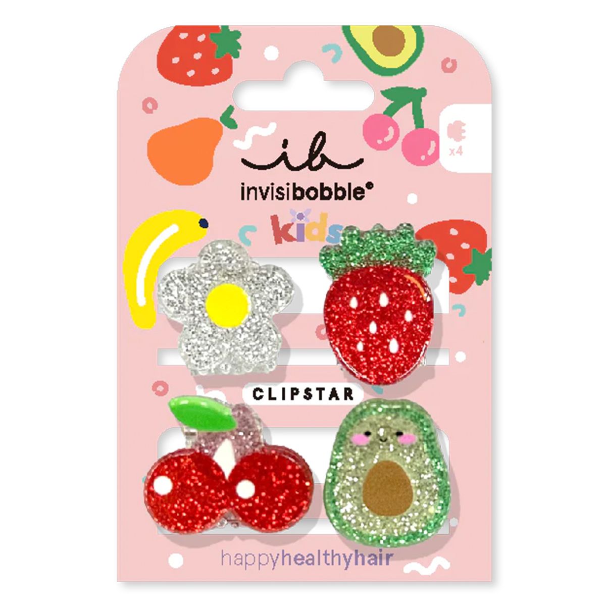 Invisibobble Clipstar Kids Frutti Fun 4tlg.