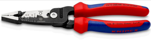 Knipex 13 72 200 me | multifunctione tang | elektricien | metrisch model