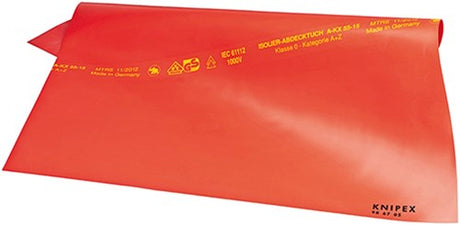 Knipex afdekdoek rubber 1.000x1.000x1 mm - 98 67 10 - 986710