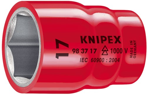 Knipex dop voor ratel 3 8 - 19 mm vde - 98 37 19 - 983719
