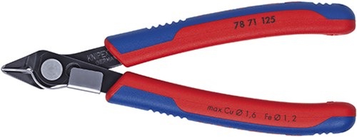 Knipex 7871125 Super-Knips Präzisions-Seitenschneider – Elektronik – 125 mm
