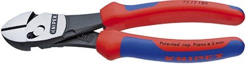 Knipex Twinforce Seitenschneider 7372180 Schneidzange (rot blau)