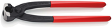 Knipex Ohrklemmenzange | 220mm Länge | kunststoffbeschichtet | schwarz atramentiert - 10 99 i220 sb