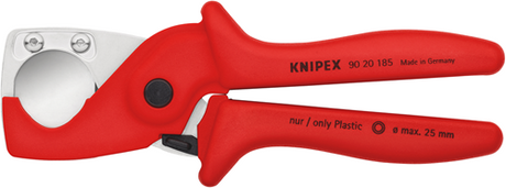 Knipex plasticut® 90 20 185 sb Schlauch | Schutzrohrschneider aus Kunststoff | mit Glasfaser am weitesten - 90 20 185 sb