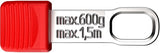 Knipex tetheredtool clips rood | 10 stuks - 00 62 10 tr