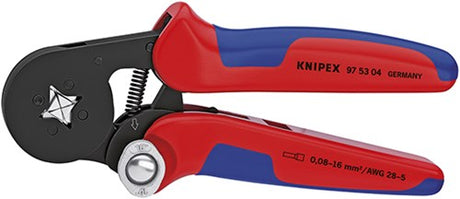 Imp Knipex selbsteinstellende Crimpzange für Aderendhülsen brüniert 180 mm – 975304