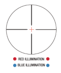 Konus rifle scope Konuspro 3-9x50 with illuminated wire cross