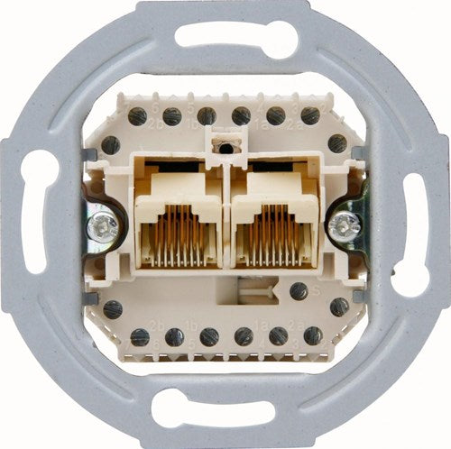 Kopp Einbaugerät UTP Cat5 RJ45 2-Wege - 4620311