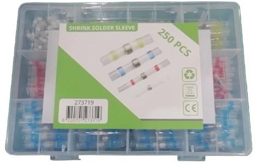 Enzo krimpkous soldeer connector 0.25-6mm set 250 delig - 4143124