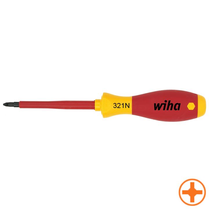 Wiha-Schraubendreher | Größe pH 3 | Klingenlänge 150 mm VDE-isoliert | 1 Stück - 00849 00849