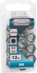 Connex Sechskantmutter M8 12 Stück VZ - KY4220008