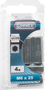 Connex-Verbindungsmutter (6k) M6x25 4 Stück VZ - KY4220032