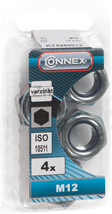 Connex Sicherungsmutter mit Nylonring M12 4 Stk. verzinkt - ky4260012