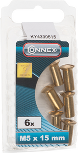 Connex-Hülsenmutter M5x15 6 Stück MS - KY4330515