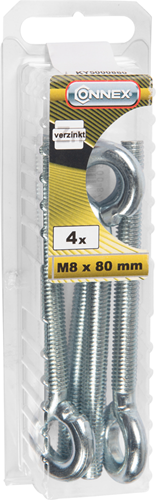 Connex oogbout m8x80 * 4st vz - ky5000880