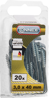 Connex Kramschraube 3.0x40 20 St. vz - ky5040040