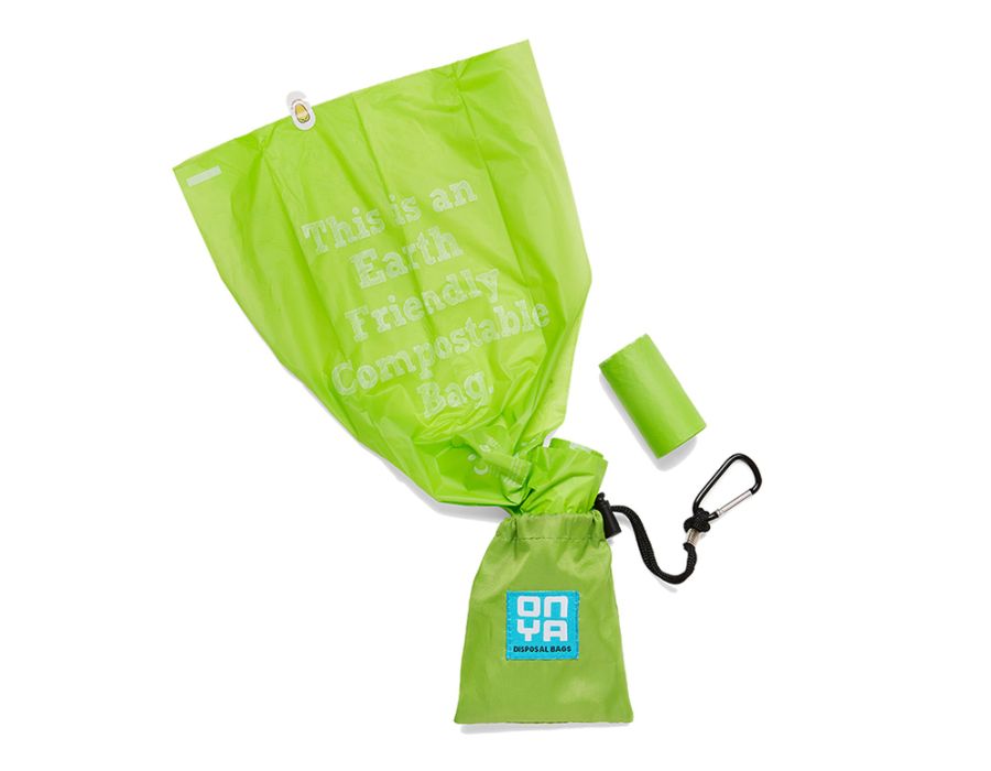 Onya Hundekotbeutel mit Tasche - grüner Apfel