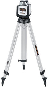 Laserliner cubus 210 s | einstellen | Rotationslaser | Leuchtenstativ 150 cm | Teleskop-Nivellierschiene 4 m | Laserempfänger - 052.205a