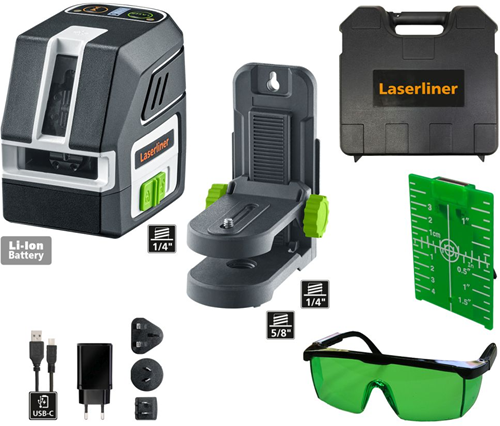 Laserliner Taschenkreuzlaser 2g | grüner Laser - 036.710a