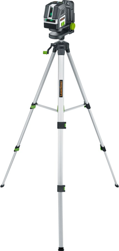 Laserliner Taschenkreuzlaser 2g Set | grüner Laserstrahl + Stativ 150 cm - 036.713a