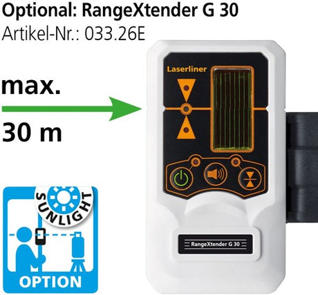 Laserliner smartcross-laser groene kruislijnlaser gx 150 cm set - 036.734e