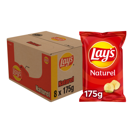 Lay's chips naturel (8x 175gr)