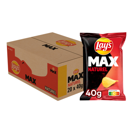Lay's max naturel (20x40gr)