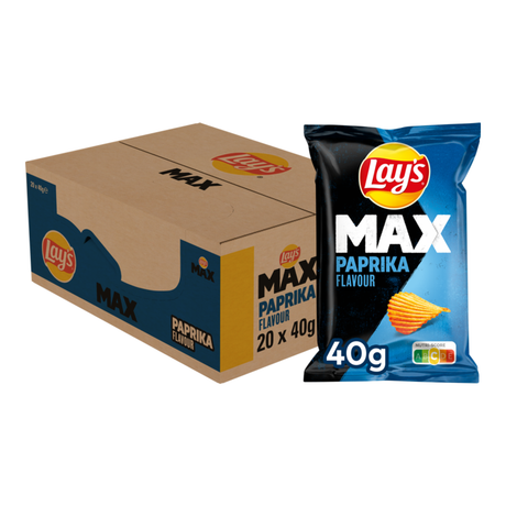 Lay's max paprika (20x40gr)