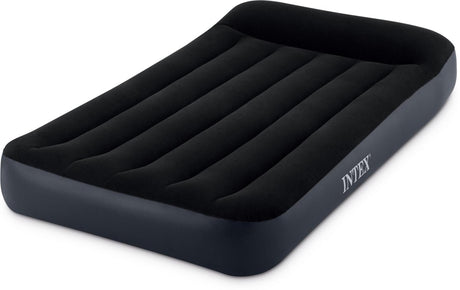 Intex Twin Pillow Rest klassisches Luftbett mit integrierter Pumpe (220–240 V), 99 x 191 x 25 cm