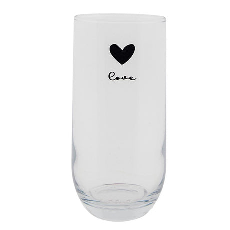 Clayre Eef Longdrinkglas Herz 280ml