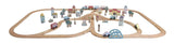 Little Dutch Eisenbahnschiene XL Holz 107-tlg