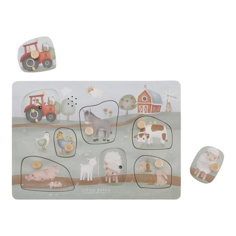 Little Dutch Tiamo Little Farm klingt Puzzle FSC