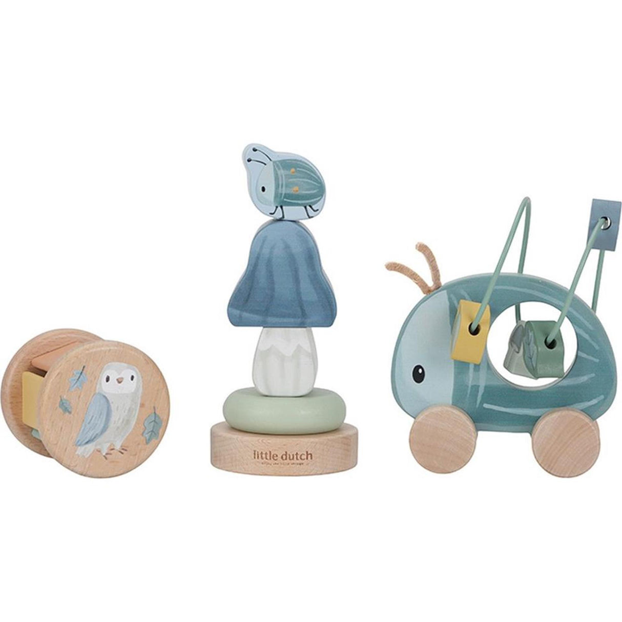 Little Dutch LD Forest Friends Geschenkset Holz blau