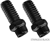Leatt diamond studs 8mm pin kit | stainless silver