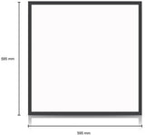 Enzo led backlit paneel zwart 60x60cm 30w 4050lm tri-white - 5016250