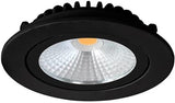 Enzo led inbouwspot 5w dimtowarm 85mm 36gr rond verstelbaar zwart - led4601