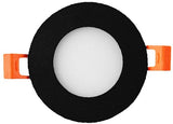 Enzo led panel downlight 3w 4000k incl. driver zwart - led2602