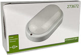 Enzo led wandlamp 8w ovaal bulkhead wit 4000k - 5082100