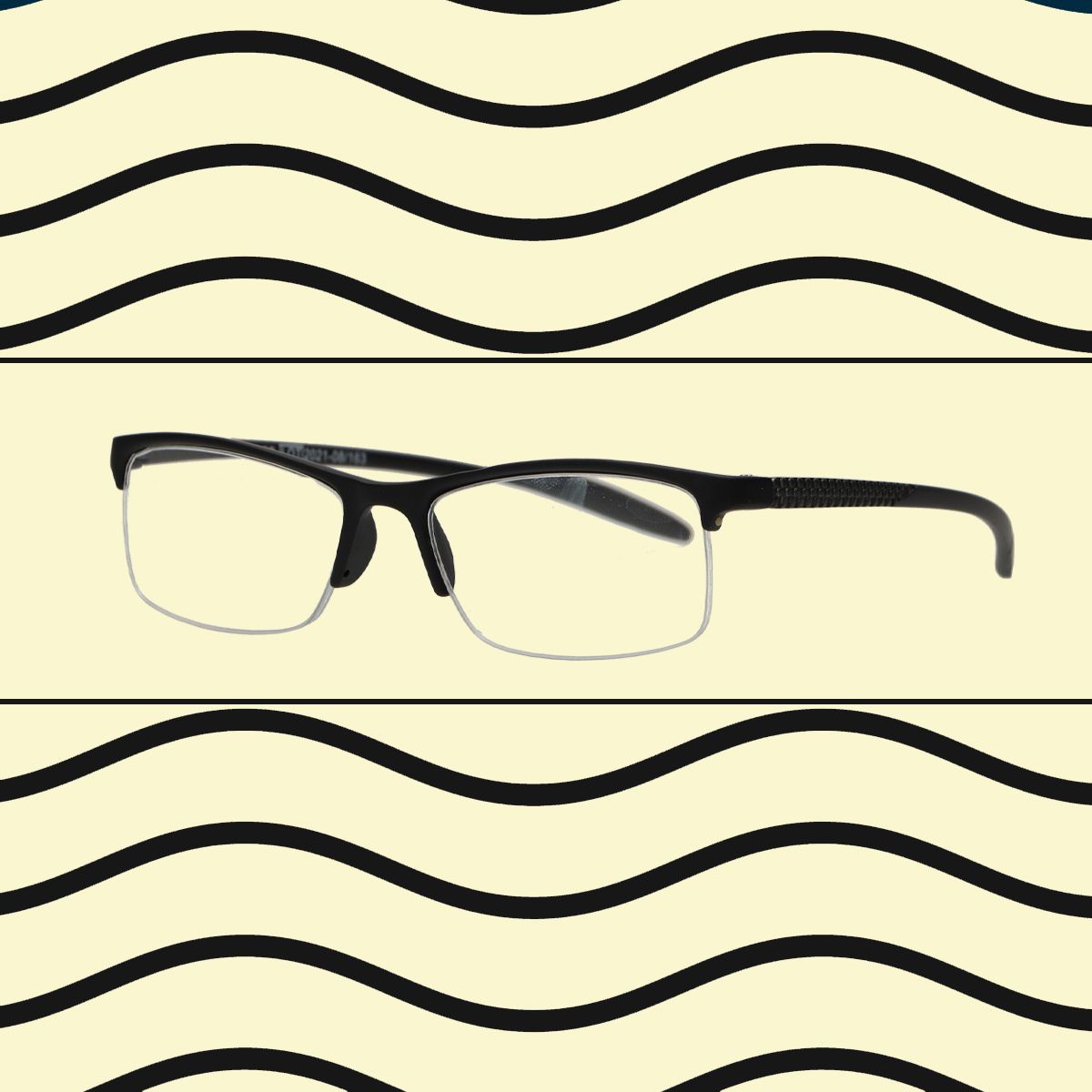 Spectrum Lesebrille schwarz sortiert rechteckig halbrandlos