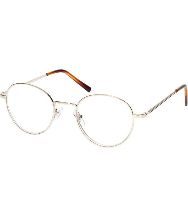 Spectrum Lesebrille rund silber klassisch 3,50