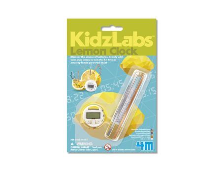 4m kidzlabs kidzlabs – Zitronenuhr-Bausatz