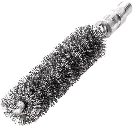 Lessmann Pfeifenbürste | Länge 115 mm d. 20mm | Stahldraht gewellt | Einlagelänge 80 mm | 1 Stück - 500320 500320